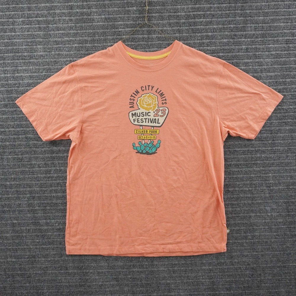 Howler Bros Austin City Limits Music Festival 2023 T-Shirt Mens XL Pink Graphic